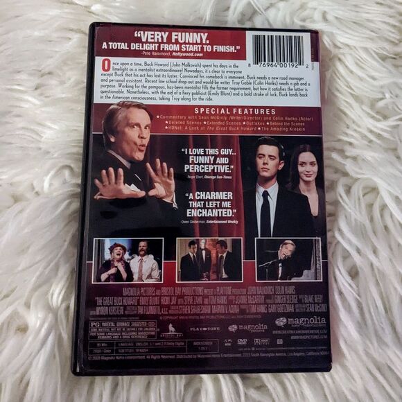 5/$25! The Great Buck Howard movie DVD - Excellent Condition - Picture 4 of 4